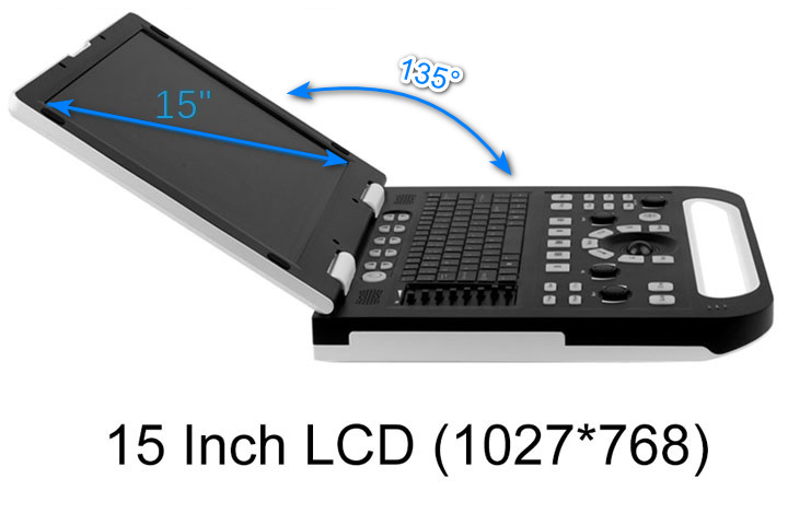 BN100 Laptop B Ultraschallscanner für Veterinärzwecke 02 Bildschirm 15 Zoll